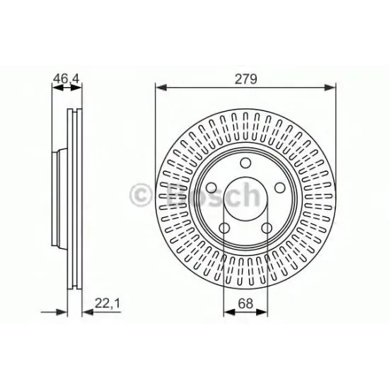 Disc Frana BOSCH 0 986 479 916