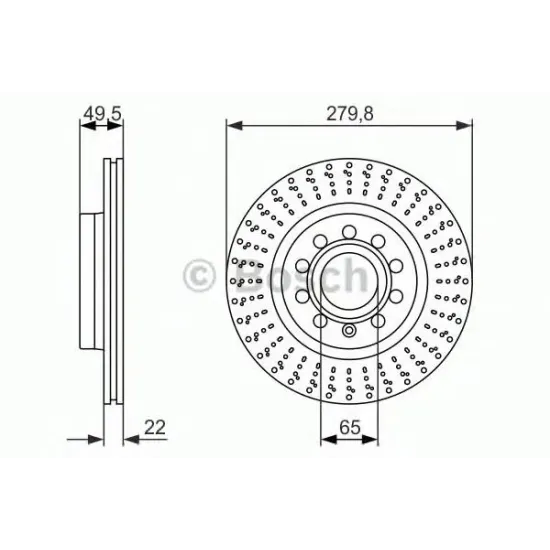 Disc Frana BOSCH 0 986 479 940