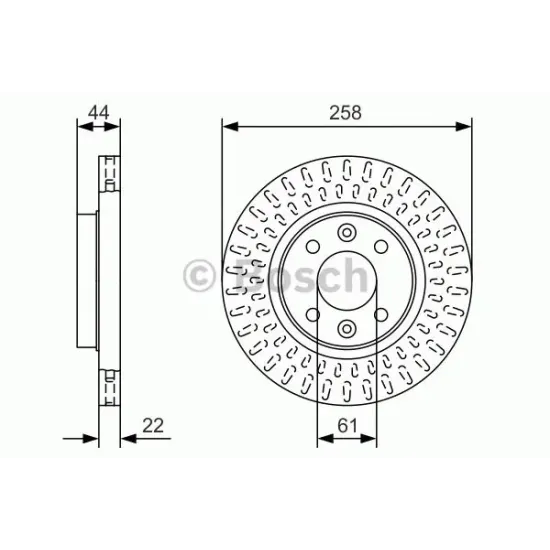 Disc Frana BOSCH 0 986 479 A86