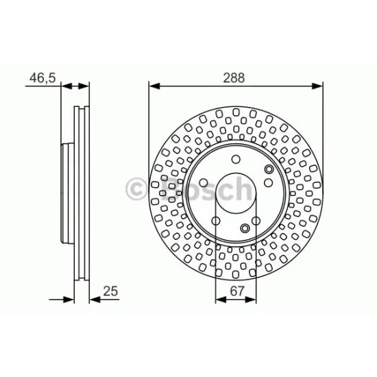 Disc Frana BOSCH 0 986 479 R69