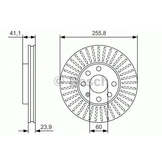 Disc Frana BOSCH 0 986 479 R76