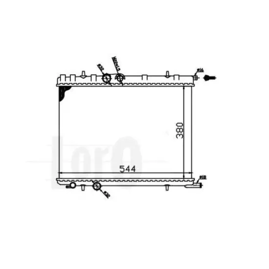 Racire Motor, Radiator LORO 009-017-0010