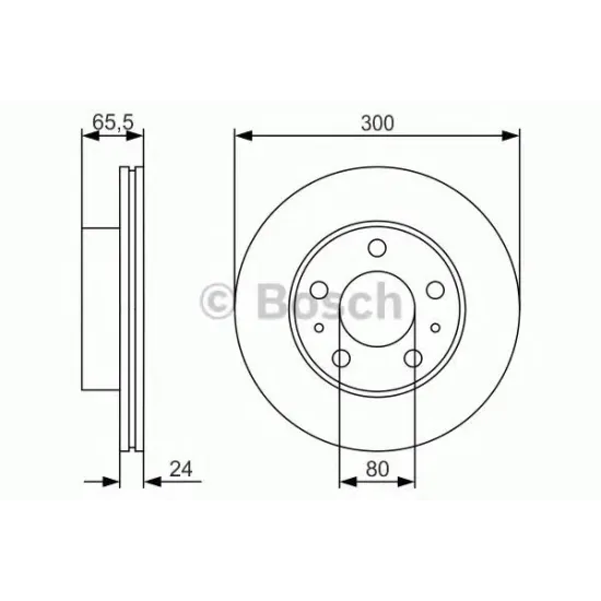 Disc Frana BOSCH 0 986 479 R86