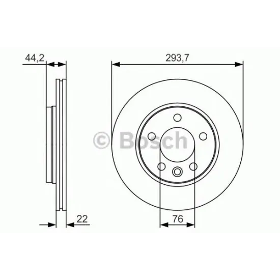 Disc Frana BOSCH 0 986 479 S06