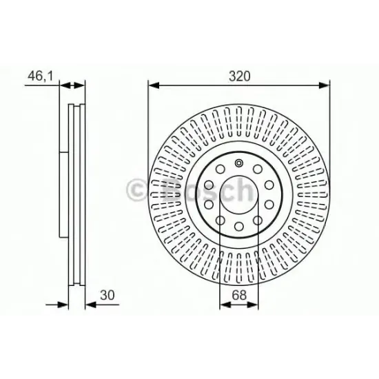 Disc Frana BOSCH 0 986 479 S30