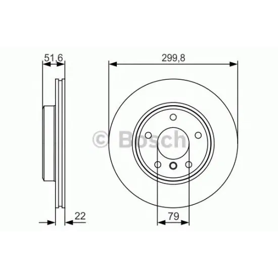 Disc Frana BOSCH 0 986 479 S32