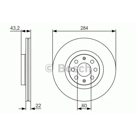 Disc Frana BOSCH 0 986 479 S91