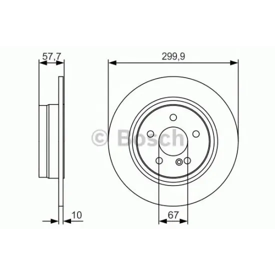 Disc Frana BOSCH 0 986 479 S92