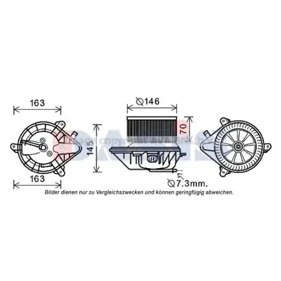 Ventilator, Habitaclu LORO 009-022-0005