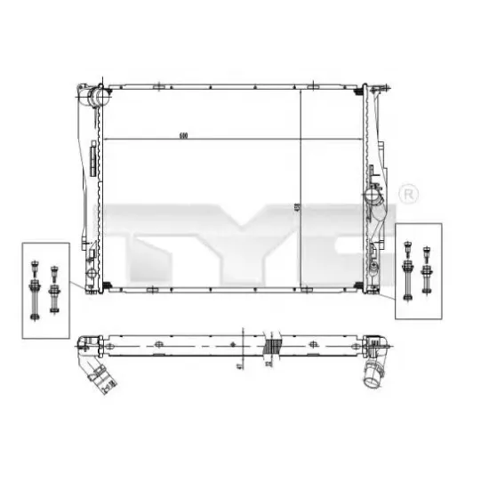 Racire Motor, Radiator