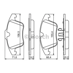 Set Placute Frana, Frana Disc