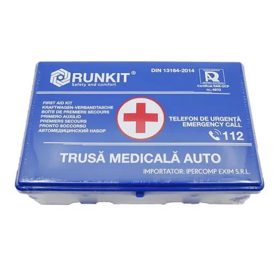 Trusa sanitara auto albastra RUNKIT