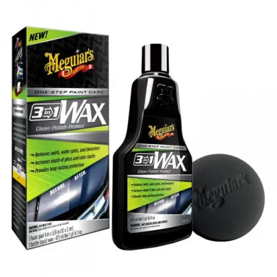 Ceara Meguiar’s 3 in 1 Wax, 473ml MEGUIAR'S G191016