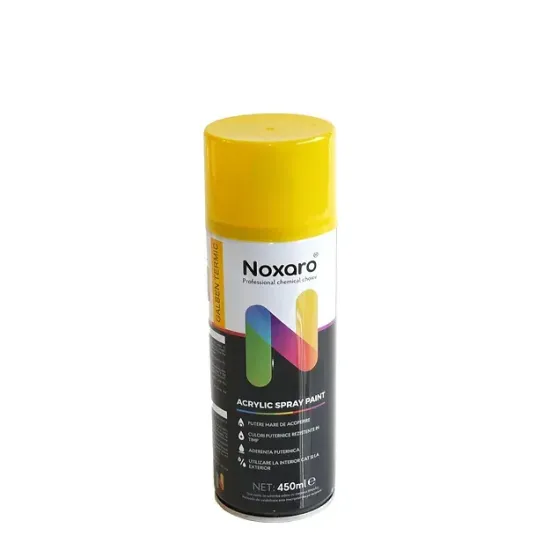 Vopsea Spray Termica culoare Galben 450ml NOXARO NXVPS304